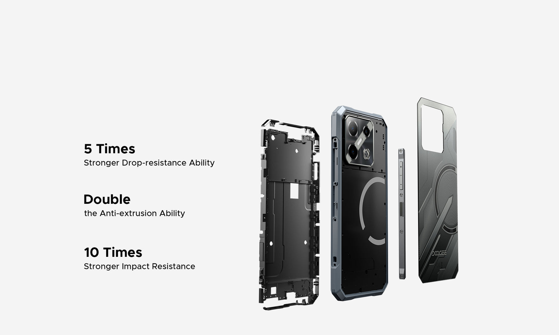 DOOGEE Blade GT Pro, CPU: Tamanho 7025 120Hz 6,72 polegadas, 12GB RAM, 512GB ROM