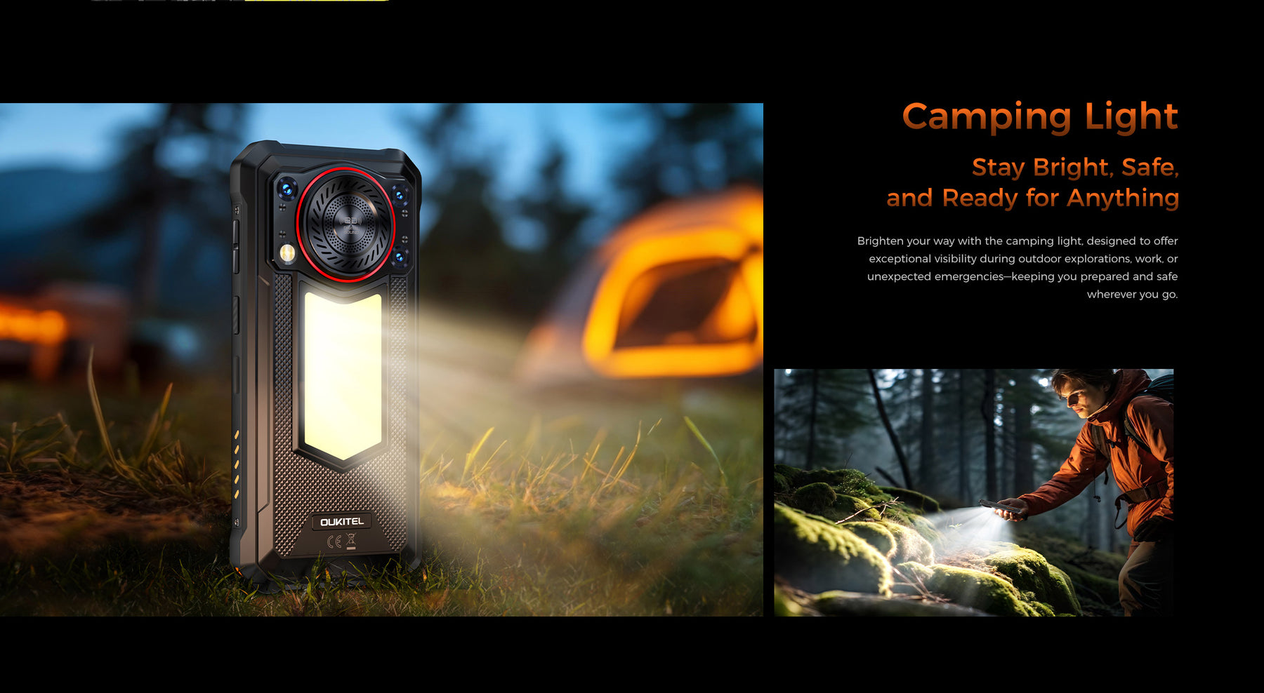 OUKITEL WP53S,CPU:Unisoc T615 120Hz 6.52inch,4GB RAM,128GB ROM