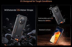 OUKITEL G1, CPU T606 120Hz 6.52 inches, 6GB RAM, 256GB ROM