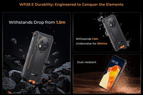 OUKITEL WP28E, CPU T606 120Hz 6.52 inches, 4GB RAM, 64GB ROM