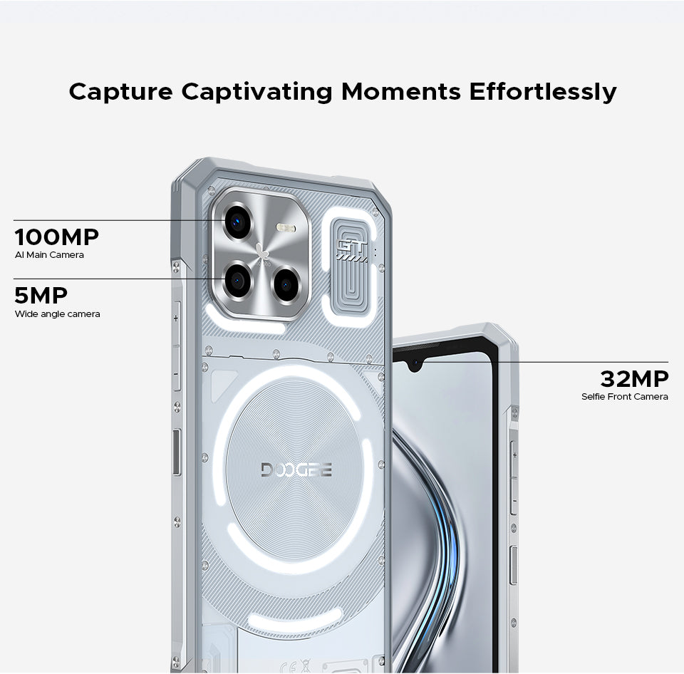 DOOGEE Blade GT Ultra, CPU: tamanho 7300 120Hz 6,72 polegadas,  16GB RAM, 512GB ROM