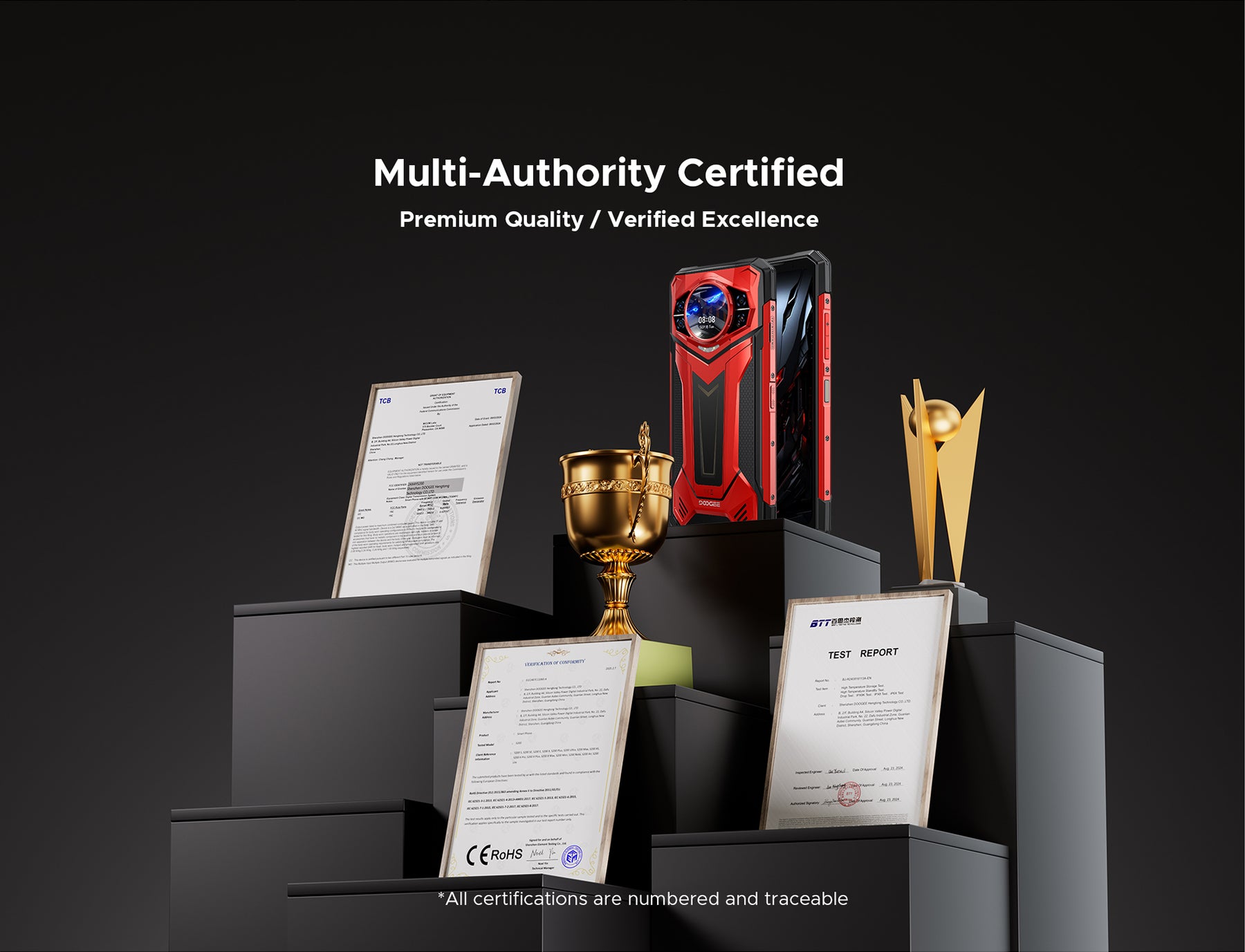 DOOGEE S200 PLUS, CPU: Dimensity 7300 120HZ 6.72 Inch, [5G Global Frequency Band] 12GB RAM, 512GB ROM