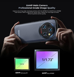 OUKITEL WP35 PRO,CPU:Dimensity 6300 120Hz 6.6-inch,12GB RAM,512GB ROM