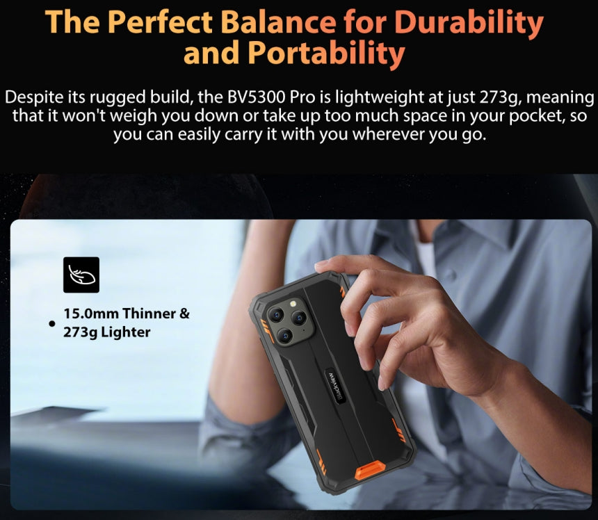 Blackview BV4800 Pro,CPU:T606 120Hz 6.56-inch Screen, 4GB RAM, 128GB ROM