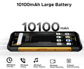 DOOGEE S200X,CPU:Dimensão 7050 120Hz 6,72 polegadas,10100mAh Grande Bateria,12GB RAM,512GB ROM