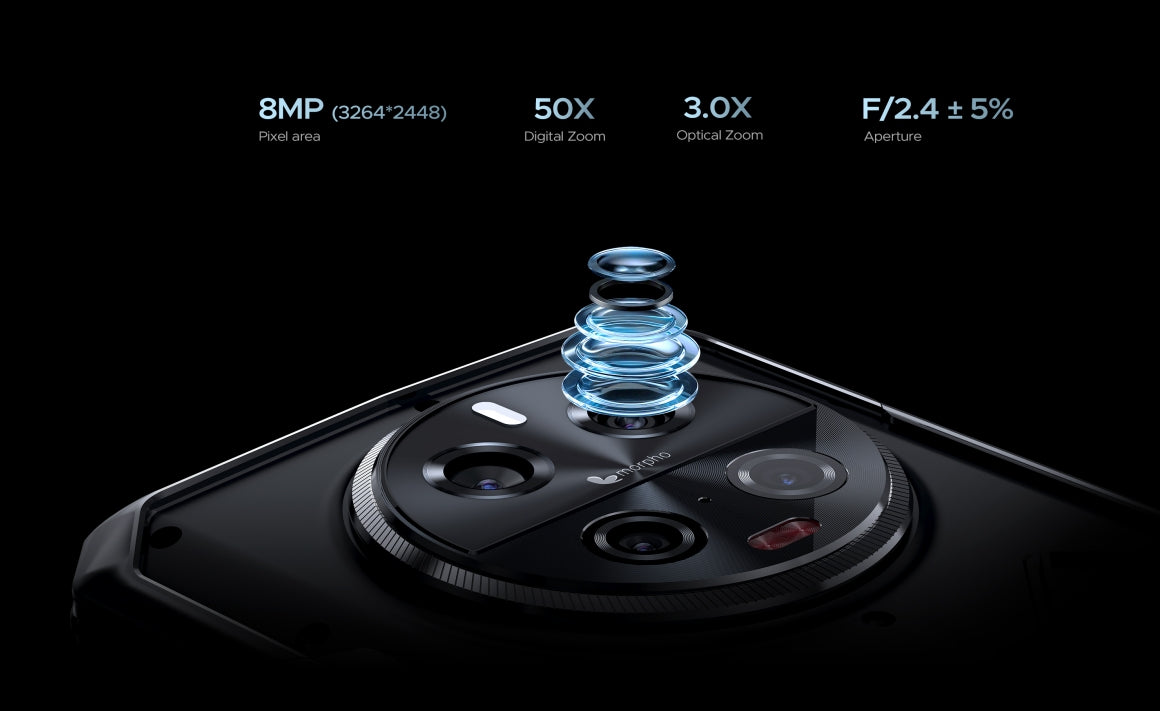 DOOGEE V40 Pro tela principal de 6,78 polegadas tela traseira multifuncional IPS de 1,47 polegadas 16GB RAM 512GB ROM.