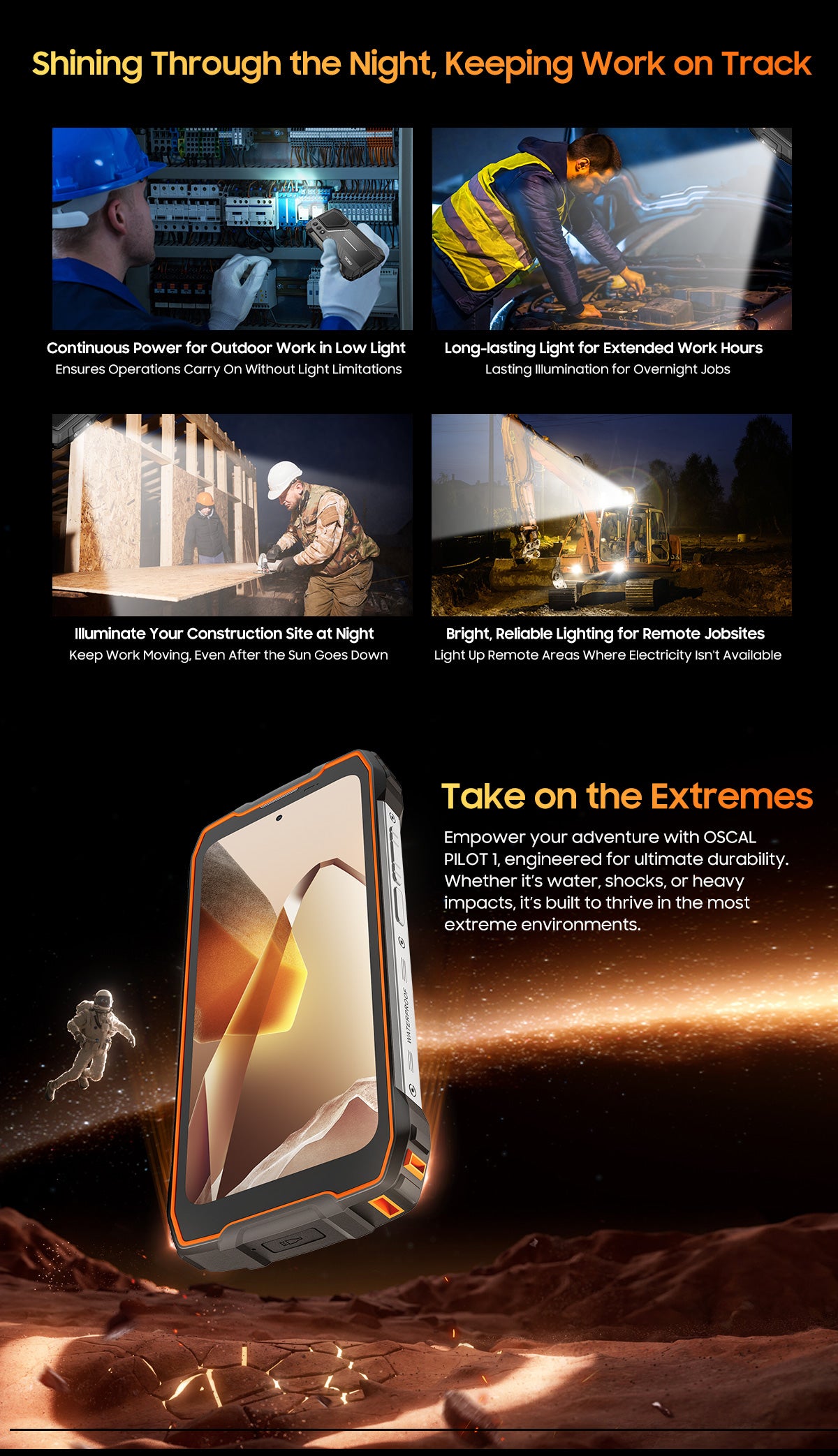 OSCAL PILOT 1,CPU:MT6769V 120Hz 6.67 inches,NFC 4G Three Proof Smartphone, 6GB RAM,256GB ROM