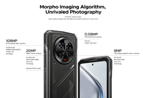 DOOGEE V40 CPU Dimensião 73006 120Hz 6,78 polegadas 5G smartphone rougado para aqueles que puderam jogar V40 12GB RAM 512GB ROM