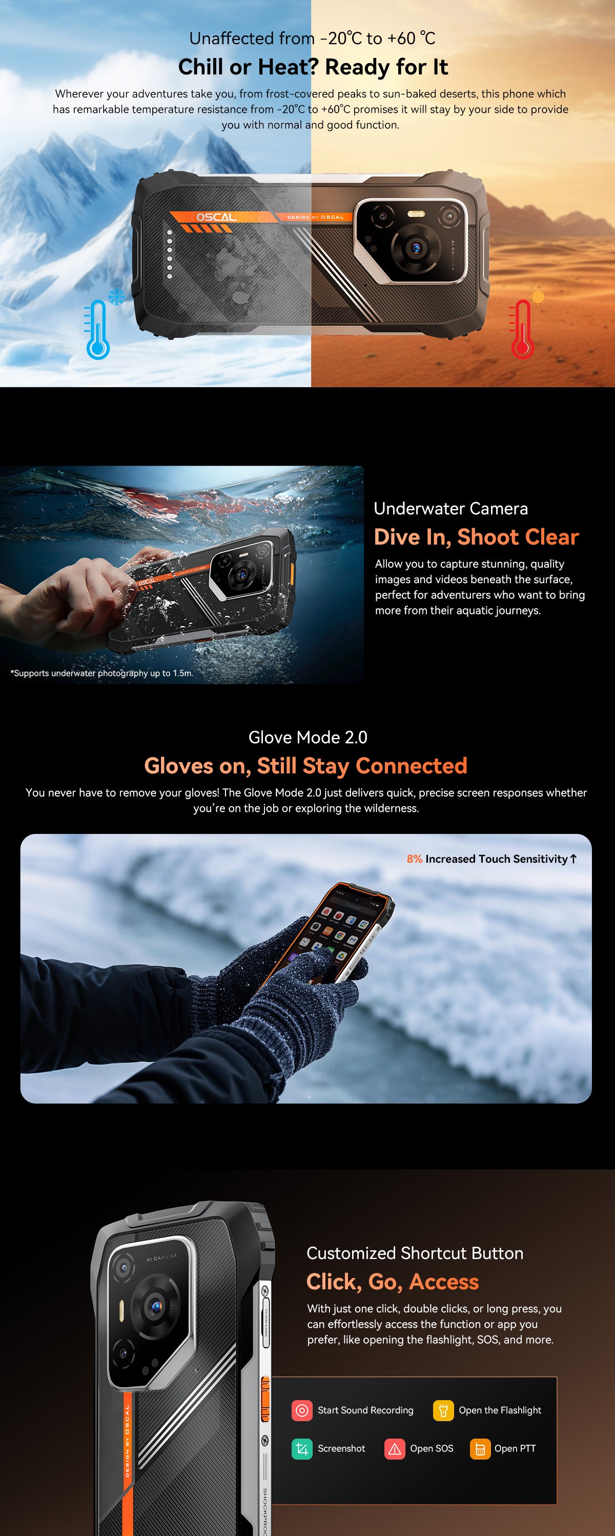 OSCAL PILOT 3,CPU:Dimensity 6300 120Hz 6.78-inch,33W Fast Charging,12GB RAM,256GB ROM