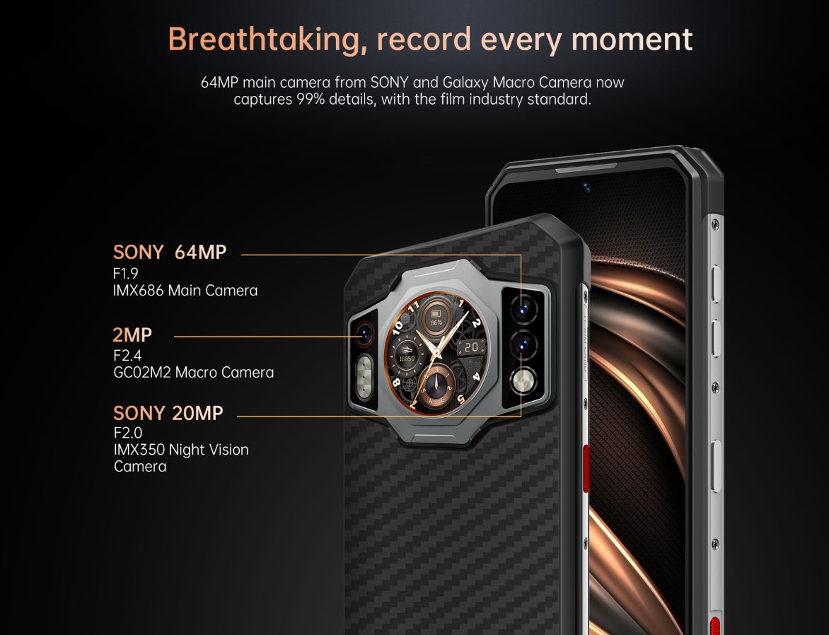 Oukitel WP21,CPU:MT6789 120Hz 6.78 Inches,12GB RAM,256GB ROM