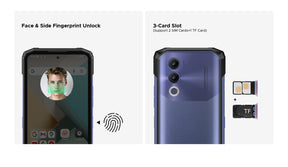 DOOGEE Blade20, CPU: T7200 120Hz de 6,6 polegadas,4GB RAM, 128GB ROM