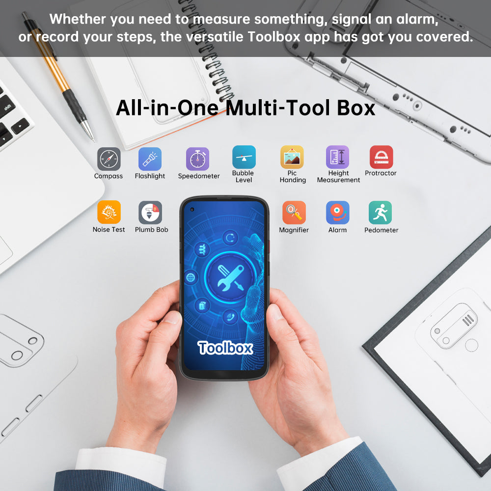 Unihertz Jelly Max 5,05 polegadas [banda de frequência global 5G] 12+256G 4000mAh 4G smartphone, 12GB RAM 256GB ROM