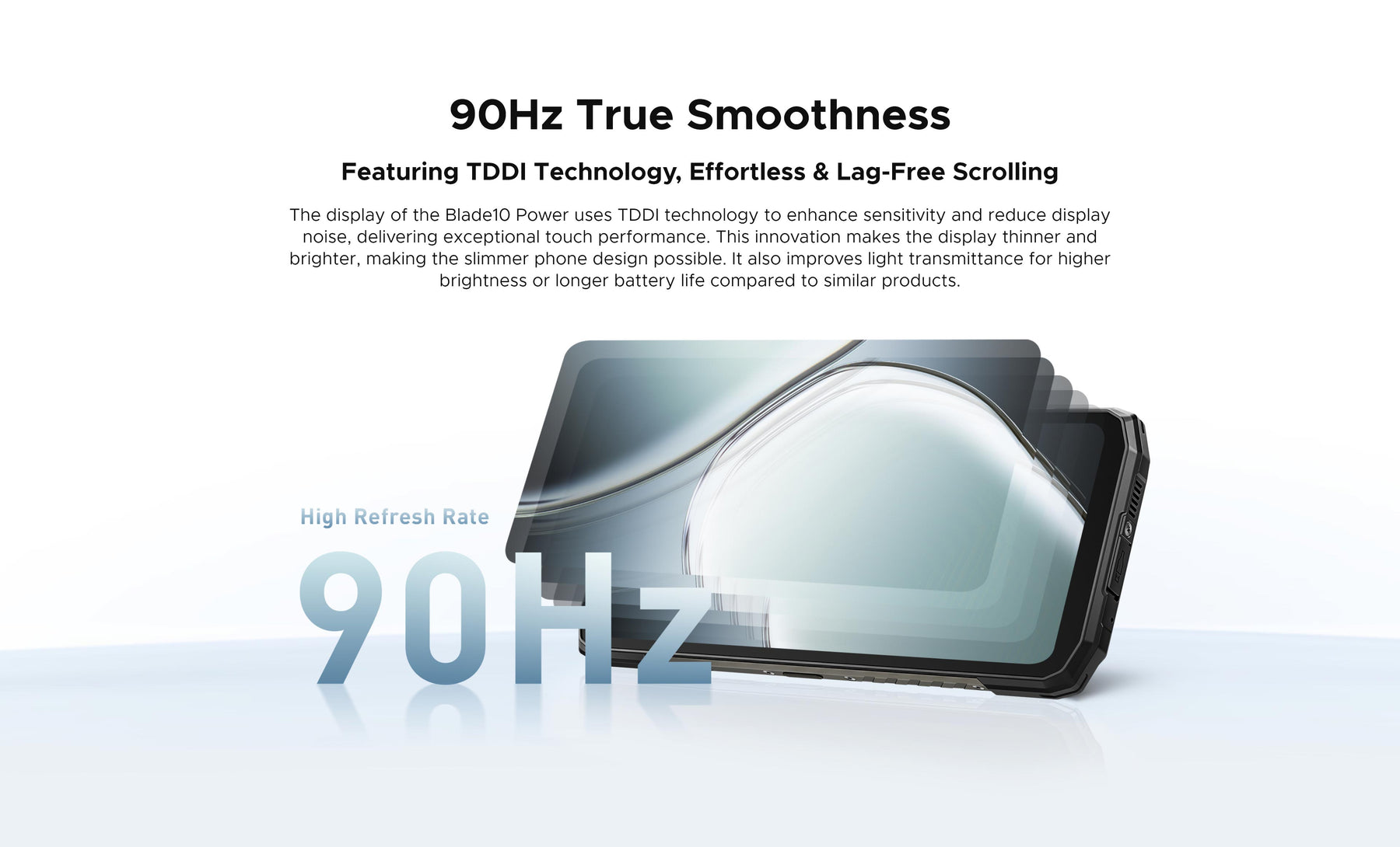 DOOGEE Blade 10 power fornecimento de energia, CPU: T615 120Hz de 6,6 polegadas, venda quente de novo NFC 4G três provas smartphone, 6GB RAM, 256GB ROM