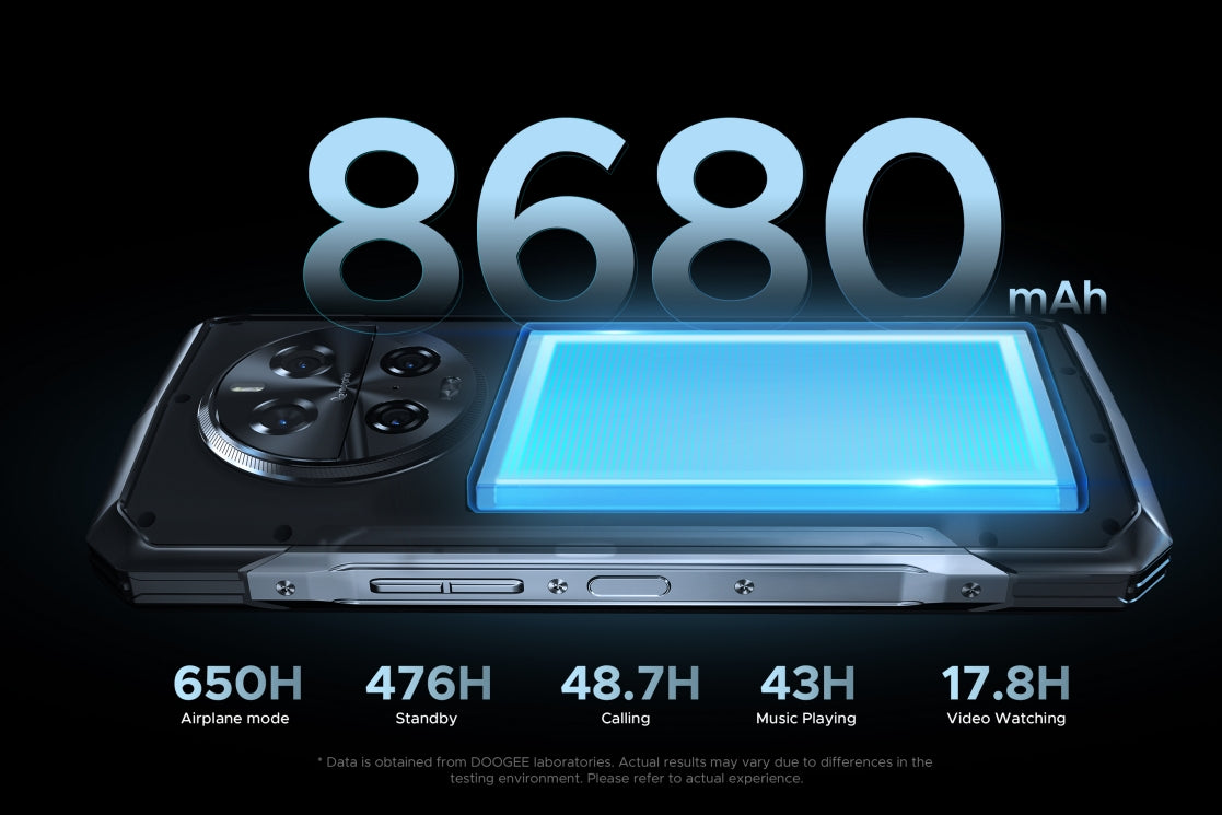 DOOGEE V40 Pro tela principal de 6,78 polegadas tela traseira multifuncional IPS de 1,47 polegadas 16GB RAM 512GB ROM.