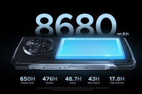 DOOGEE V40 Pro tela principal de 6,78 polegadas tela traseira multifuncional IPS de 1,47 polegadas 16GB RAM 512GB ROM.