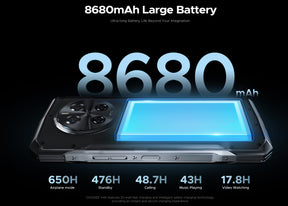 DOOGEE V40 CPU Dimensião 73006 120Hz 6,78 polegadas 5G smartphone rougado para aqueles que puderam jogar V40 12GB RAM 512GB ROM