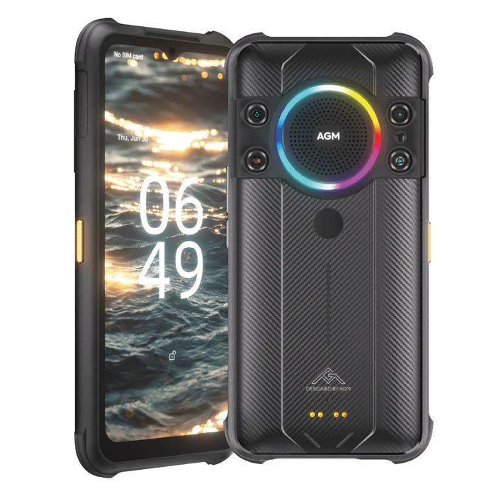 AGM H5 Pro • 8GB RAM • 128GB • Bateria 7.000mAh • Câmera Tripla 48MP