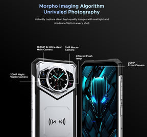 DOOGEE S200, CPU: Dimensity 7050 120Hz 6.72 Inches, [ 5G Global Frequency Band] 12GB RAM, 256GB ROM