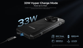 DOOGEE V40 CPU Dimensião 73006 120Hz 6,78 polegadas 5G smartphone rougado para aqueles que puderam jogar V40 12GB RAM 512GB ROM