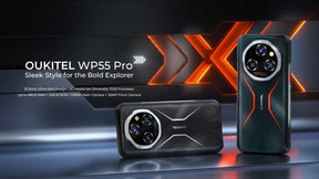 OUKITEL WP55 PRO,CPU:Dimensity 7025 120Hz 6.6-inch,16GB RAM,512GB ROM