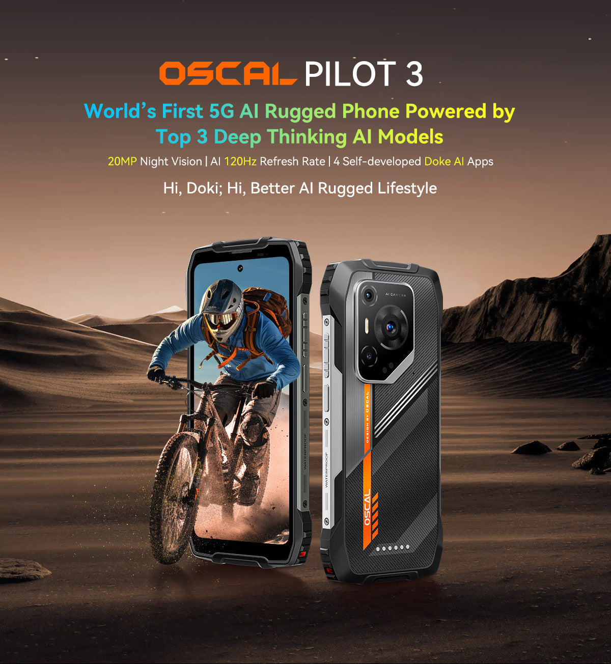 OSCAL PILOT 3,CPU:Dimensity 6300 120Hz 6.78-inch,33W Fast Charging,12GB RAM,256GB ROM