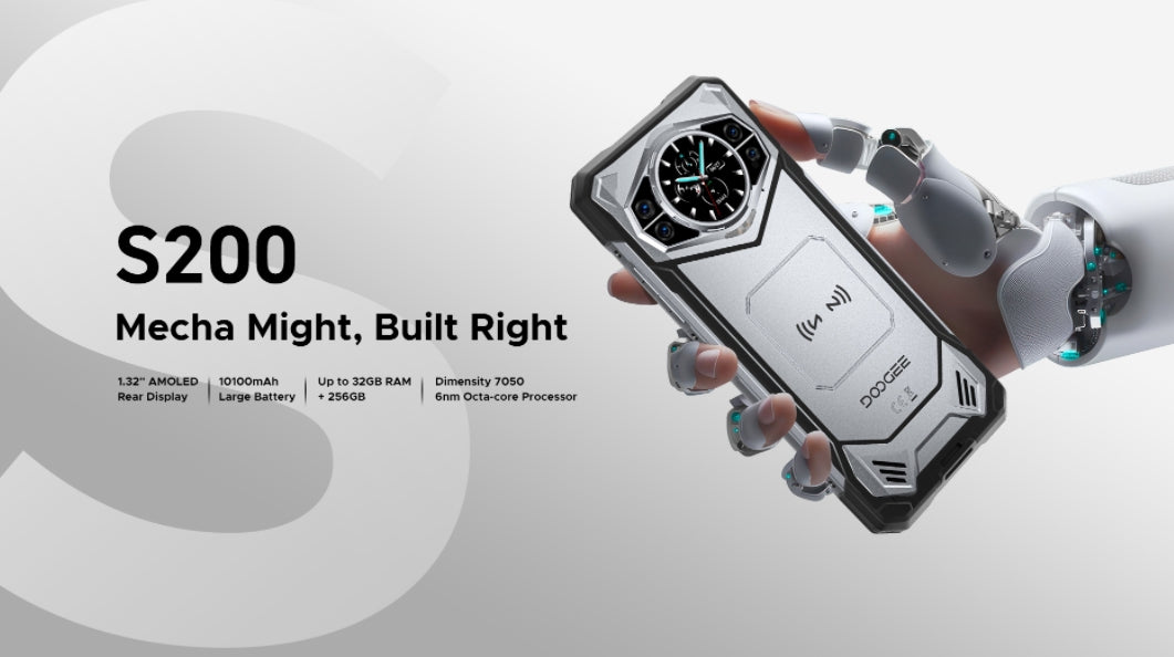 DOOGEE S200, CPU: Dimensity 7050 120Hz 6.72 Inches, [ 5G Global Frequency Band] 12GB RAM, 256GB ROM