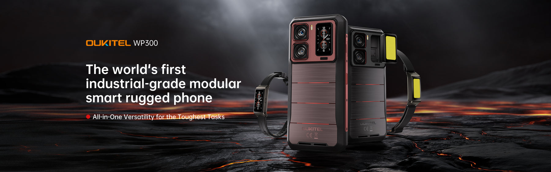 OUKITEL WP300,CPU:Dimensity 7050 120Hz 6.8 inch,45W Fast Charging,12GB RAM,512GB ROM