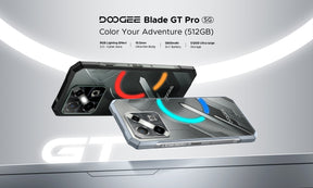 DOOGEE Blade GT Pro, CPU: Tamanho 7025 120Hz 6,72 polegadas, 12GB RAM, 512GB ROM