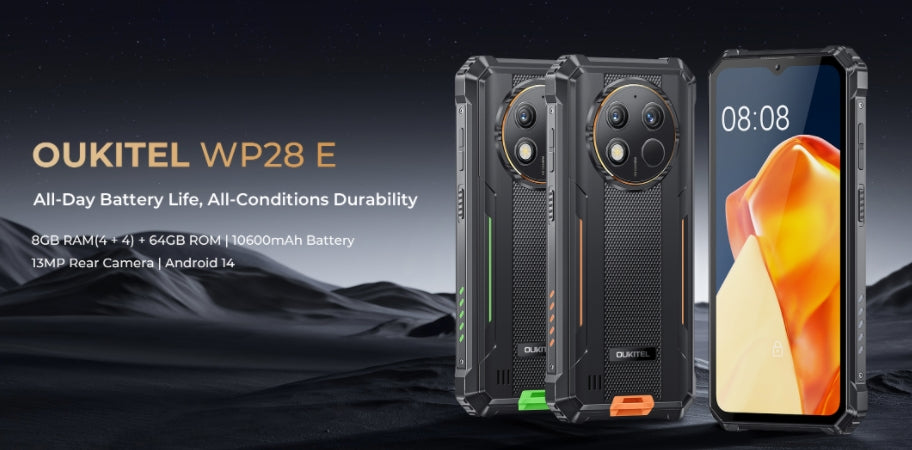 OUKITEL WP28E, CPU T606 120Hz 6.52 inches, 4GB RAM, 64GB ROM