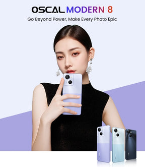 OSCAL MODERN 8, Helio T616 120Hz 6.75-inch screen, 4G Cost-effective Smartphone, 8GB RAM, 256GB ROM