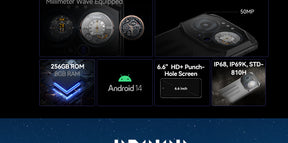 IIIF150 B3C CPU:T606 120Hz 6,6 polegadas 4GB RAM 256GB ROM