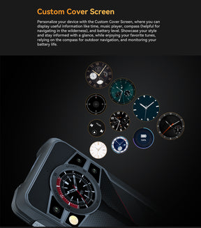 Cubot KingKong 9 120Hz Tela de 6,583 polegadas 12GB RAM 256GB ROM Câmera de 100MP NFC