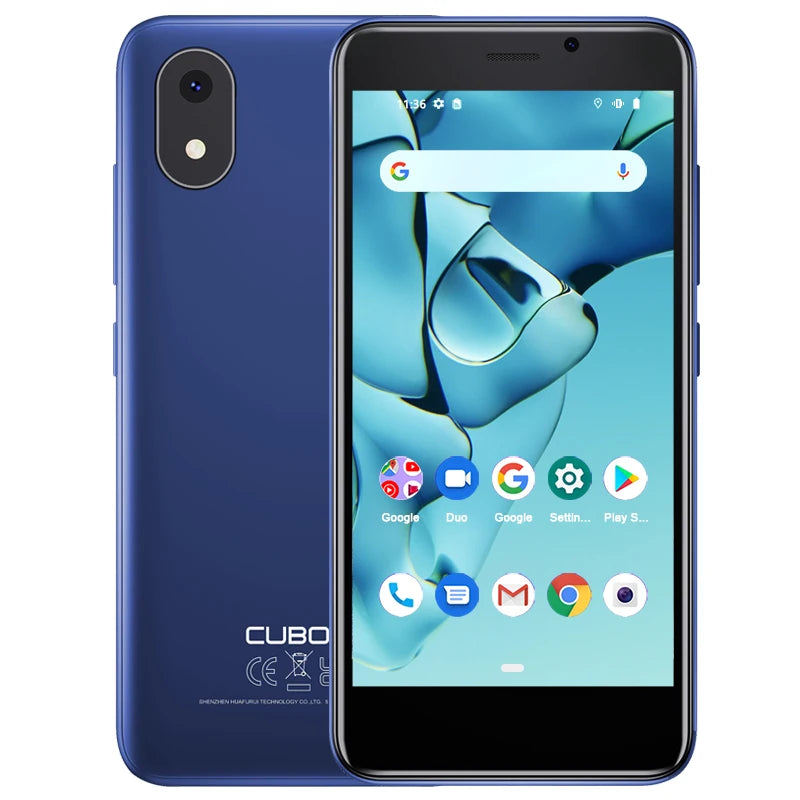 Cubot J10 • 1GB RAM • 32GB Armazenamento • Bateria 2.350mAh • Câmera 5MP