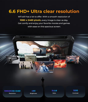 HOTWAV W11 CPU:MT8788 120Hz 6,6 polegadas 6GB RAM 256GB ROM