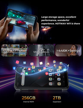 HOTWAV W11 CPU:MT8788 120Hz 6,6 polegadas 6GB RAM 256GB ROM