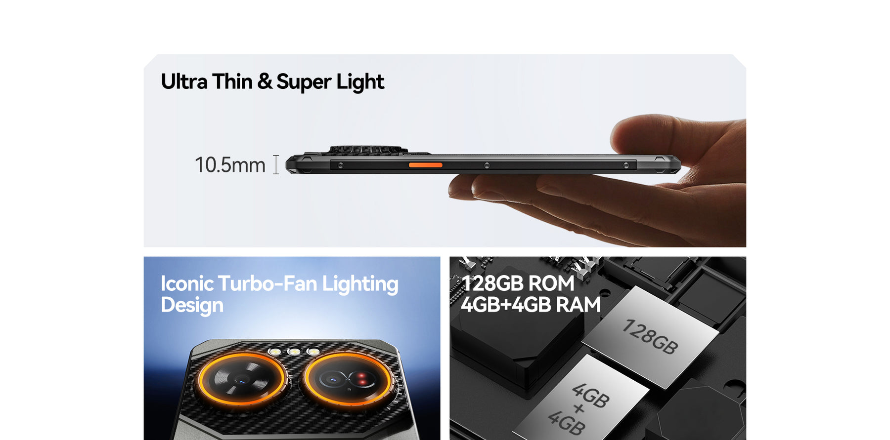 IIIF150 AIR 3S CPU:T606 120Hz 6,6 polegadas 4GB RAM 128GB ROM