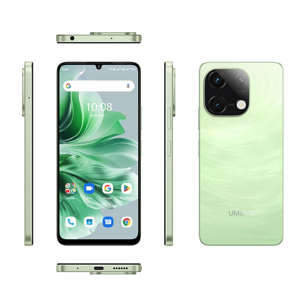 Umidigi G9C • 12GB RAM • 128GB • Bateria 5.000mAh • Câmera 50MP